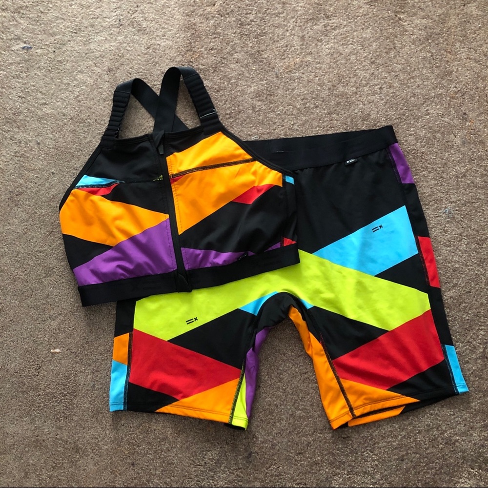 NWOT TomboyX Two Piece Bathing Swim Suit XL